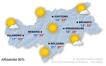 Sole, temperature elevate