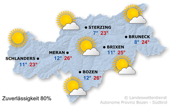 Nach Hochnebel sonnig