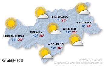 Sunny after low stratus clouds