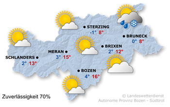 Zunehmend sonnig, im Osten wechselhafter