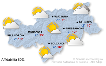 Verso sud soleggiato ma più fresco